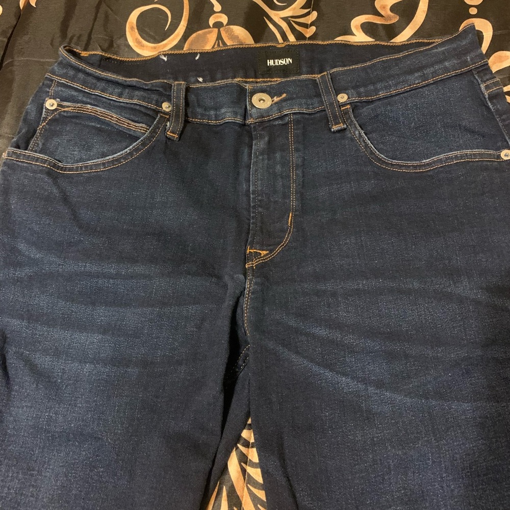 Men’s dark blue Hudson jeans